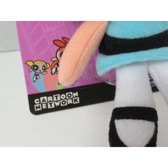 Powerpuff Girls Bubbles Beans Doll Stuffed Plush Cartoon Network Trendmasters - Picture 7 of 7
